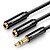 preiswerte Kabel-ugreen Kopfhörer-Splitter-Audiokabel 3,5-mm-Stecker auf 2 Klinkenbuchsen 3,5-mm-Splitter-Adapter-Aux-Kabel