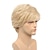 cheap Synthetic Wig-Short Men Blonde Wigs Layered Fluffy Natural Curly Wig Synthetic Heat Resistant Halloween Cosplay Wig for Male Guys