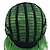 Недорогие Парики к костюмам-женский и мужской пушистый короткий боб вьющийся зеленый парик косплей аниме парик