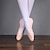 abordables Zapos de ballet-Mujer Zapatillas de Ballet Practica Trainning Zapatos de baile Escenario Profesional Plano Tacón Plano Banda Elástica Negro Rosa Rojo