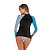 baratos Rash Guards de Uma Peça-Mulheres Maiô Rashguard Maiô de duas peças asteca Estampado 2 Peças Perna curta Proteção Solar UV UPF50+ Secagem Rápida Manga Longa Roupa de Banho Roupa de banho Surfe Praia Esportes Aquáticos Verão