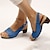 cheap Women&#039;s Sandals-Women&#039;s Sandals Block Heel Sandals Ankle Strap Sandals Comfort Shoes Outdoor Daily Color Block Solid Colored Summer Low Heel Chunky Heel Slingback Heel Peep Toe Vintage Classic Casual PU Leather Faux