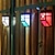 olcso Kültéri falilámpák-2db kültéri fali lámpa LED napelemes retro kerti lámpa vízálló udvari világítás kerti erkély kerítés dekoráció táj utcai lámpa