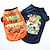 abordables Chaleco y Camisa Refrigerantes-Perros Gatos Camiseta Moda Fresco Impermeable Transpirable Suave Lavable Cómodo Exterior Víspera de Todos los Santos Casual Diario Ropa para perros for Bichón Frisé Pomerania Animal doméstico del