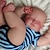 olcso Játékkisbaba-22 hüvelykes alvó József már festett egész testű szilikon vinil újjászületett baba baba élethű puha tapintású fürdőjáték 3D bőr