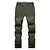 cheap Hiking Trousers &amp; Shorts-Men&#039;s Hiking Pants Trousers Summer Outdoor Breathable Water Resistant Quick Dry Zipper Pocket Pants / Trousers Bottoms Elastic Waist Black Army Green Hunting Fishing Climbing S M L XL XXL