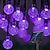 cheap LED String Lights-Solar String Lights LED Outdoor Lights 6.5m 30 LEDs Set Mounting Bracket Warm White Wedding Party Holiday Patio Garden 3V