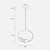 cheap Globe Design-25cm Single Design Island Design Pendant Light Glass Electroplated Modern Nordic Style 220-240V