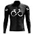 cheap Cycling Jerseys-21Grams Men&#039;s Cycling Jersey Long Sleeve Bike Top with 3 Rear Pockets Mountain Bike MTB Road Bike Cycling Breathable Quick Dry Moisture Wicking Reflective Strips Black Graphic Polyester Spandex Sports