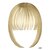 זול פוני-פוני קליפס שיער בתוספות פוני שוליים טבעיים עם קליפס קדמי מסודר פוני שטוח חלק אחד חתיכת שיער ישרה ארוכה לנשים