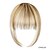 baratos Franjas-Grampo de cabelo com franja em extensões franja natural com franja na frente franja plana pura uma peça peruca longa e reta para mulheres