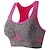 cheap Bras-sports bra women&#039;s running, shock-proof, paired breasts, yoga vest, large size, no steel ring, gathering fitness sports underwear