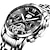 Χαμηλού Κόστους Μηχανικά Ρολόγια-Tevise μηχανικό ρολόι για άνδρες αναλογικό αυτόματο ρολόι ανδρικά ρολόγια μοντέρνο επίσημο στυλ αδιάβροχο ημερολόγιο νυχτοδιαφανές ρολόι χειρός από ανοξείδωτο χάλυβα