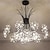 abordables Lustres-13/19 entendu moderne feux d&#039;artifice lustre g4 capuchon de lampe cristal pissenlit art lustre plafonnier dans le salon chambre et salle à manger