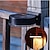 billige Vegglamper til utendørsbruk-1 stk 0,5 w utendørs vegglys led solcellelys ganglys &amp; lanterner solcelledrevet kreativ dekorativ endring 4,5 v 2 v utendørs belysning gårdsplass hage 12 led perler