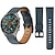 رخيصةأون عصابات ساعات سامسونج-حزام إلى Samsung Watch 6/5/4 40/44mm, Galaxy Watch 5 Pro 45mm, Galaxy Watch 4/6 Classic 42/46/43/47mm, Watch 3, Active 2, Gear S3 S2 جلد طبيعي إستبدال حزام 20mm 22mm معصمه