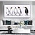 levne Zvířecí malby-olejomalba 100% ručně malovaná nástěnná malba na plátně horizontální abstraktní tučňáci zvířata moderní bytové dekorace výzdoba rolované plátno bez rámu nenatažené
