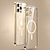 abordables Carcasas iPhone-teléfono Funda Para iPhone 15 Pro Max Plus iPhone 14 13 12 Pro Max Mini Con Magsafe Soporte de carga inalámbrica Antigolpes Metal