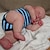Χαμηλού Κόστους Κούκλες Μωρά-22 ιντσών που κοιμάται ο Τζόζεφ έχει ήδη βαμμένο ολόσωμο βινύλιο σιλικόνης αναγεννημένο μωρό κούκλα ζωντανό απαλό παιχνίδι μπάνιου αφής τρισδιάστατο δέρμα
