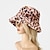 olcso Női kalapok-új téli vödörsapkák bolyhos szőrme férfiak női panama kalap divat meleg halász sapka többszínű leopárdmintás kalap