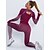 billiga Set och One-Pieces-Dam Set med sportkläder Träningsset Vinter 2 st Beskuren Rand Damasker Magtröja Gul Rosa Elastan Yoga Kondition Gymträning Magkontroll Rumplyft Andningsfunktion Sport Sportkläder Elastisk