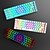 cheap Keyboards-Wired Gaming Keyboard Computer Keyboard Ergonomic Multi-Device Programmable RGB Backlit Keyboard with USB Powered 68 Keys