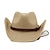 abordables Chapeaux Femme-Chapeaux de cowboy pour femmes, bande de sculpture rétro, chapeaux occidentaux