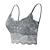 cheap Bras-Women&#039;s Lace Bras Fixed Straps Sheer Bras Full Coverage V Neck Breathable Push Up Lace Pure Color Pull-On Closure Christmas Date Casual Daily Xmas Nylon 1PC Black White