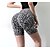cheap Yoga Leggings-Women&#039;s Yoga Shorts Tummy Control Butt Lift Quick Dry Ruched Butt Lifting Yoga Fitness Gym Workout High Waist Leopard Shorts Black Green Purple Sports Activewear Skinny Stretchy