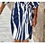 cheap Casual Dresses-Women&#039;s Casual Dress Sheath Dress Church Dress Mini Dress Blue Line 3/4 Length Sleeve Fall Spring Autumn Split Stylish Shirt Collar 2023 S M L XL 2XL 3XL