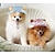 preiswerte Hundekleidung-Hundemütze-Haustier Baseballmütze/Hundesportmütze/Visiermütze mit Ohrlöchern und Kinnriemen für kleine Hunde von Happy Hours (s ,m,l,xl )