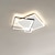 economico Lampade da soffitto con dimmer-50cm dimmerabile forme geometriche plafoniere alluminio eleganti finiture verniciate contemporaneo moderno 220-240v