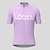 cheap Cycling Jerseys-21Grams Men&#039;s Cycling Jersey Short Sleeve Bike Top with 3 Rear Pockets Mountain Bike MTB Road Bike Cycling Breathable Quick Dry Moisture Wicking White Black Purple Graphic Patterned Spandex Polyester