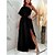 cheap Maxi Dresses-Women&#039;s Party Dress Formal Dress Green Dress Long Dress Maxi Dress Black Red Green Pure Color Sleeveless Winter Fall Spring Split Party One Shoulder Party Spring Dress 2023 S M L XL 2XL