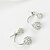 cheap Earrings-Stud Earrings Jacket Earrings For Women&#039;s Cubic Zirconia Party Wedding Casual Sterling Silver Cubic Zirconia Imitation Diamond Double Ball Ball