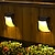 זול נורות קיר חוץ-2 יחידות סולארי צעד קיר גדר אור חיצוני עמיד למים גן קישוט חצר אור בית led מנורת קיר