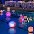 baratos Luzes Subaquáticas-3 peças luzes de bola de praia de luz led luzes de piscina 16 cores claras jogos de bola de brilho inflável para adultos crianças para festa de jogo de piscina de praia controle remoto