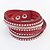 cheap Bracelets &amp; Bangles-Women&#039;s Wrap Bracelet Layered Long Stacking Stackable Cheap Ladies Chic &amp; Modern European Leather Bracelet Jewelry Purple / Red / Blue For Party Evening Daily Prom / Rhinestone