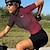 cheap Cycling Jerseys-21Grams Women&#039;s Cycling Jersey Short Sleeve Bike Jersey Top with 3 Rear Pockets Mountain Bike MTB Road Bike Cycling Breathable Quick Dry Moisture Wicking Green Yellow Rosy Pink Polka Dot Spandex