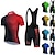 Недорогие Комплекты мужской одежды-мужская велосипедная майка с короткими рукавами и комбинезонами, синий велосипед, 3D-прокладка, дышащая, быстросохнущая, спортивная одежда с графикой, одежда