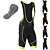 preiswerte Fahrradhosen Herren-XINTOWN Herren Radhose kurz mit Trägern Bib Shorts Fahhrad Kurze Hose Trägerhose entspannte Passform Winter Rennrad Sport 3D-Pad Atmungsaktiv Rasche Trocknung Hohe Atmungsaktivität (&gt;15,001g) Schwarz