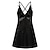 cheap Women&#039;s Nightgowns &amp; Sleepshirts-Women&#039;s Pajamas Nightgown Dress Pjs Patchwork Fashion Comfort Soft Home Daily Bed Satin V Wire Sleeveless Hole Summer Spring Black Wine