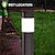 billige Pathway Lights &amp; Lanterns-2 stk ganglys solenergi utendørs hagelys rustfritt stål vanntett led plenlys villa bakgård gatebelysning gårdsplass landskap dekorasjonslampe