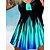 cheap Tankinis-Women&#039;s Swimwear Tankini 2 Piece Plus Size Swimsuit Open Back Waves Zebra Print Green Blue Strap Bathing Suits New Stylish Vacation / Modern / Cute / Padded Bras