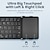 billige Tastaturer-Trådløs Bluetooth Sammenfoldeligt tastatur Bærbar Ergonomisk med Touchpad-mus Tastatur med Indbygget Li-batteridrevet 68 nøgler