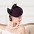 voordelige Hoeden &amp; Hoofdstukken-fascinators hoed Helm Wol Schotel Hoed Bruiloft Paardenrace Damesdag cocktail Elegant Met Helm Hoofddeksels