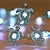 baratos Mangueiras de LED-Luzes de corda decorativas de tartaruga marinha 5.7m 40leds usb plug-in prata fio de cobre luzes de fadas tema de praia para projetos de decoração interior ao ar livre (controle remoto branco legal