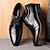 ieftine Oxfords Bărbați-Bărbați Oxfords Pantofi Derby Pantofi formali Pantofi rochie Pantofi smoking Plimbare Afacere Clasic Zilnic Birou și carieră Microfibre Rezistență la uzură Dantelat Negru Slogan Primăvară Toamnă