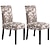 Χαμηλού Κόστους κάλυμμα καρέκλας τραπεζαρίας-αναζήτηση καλύμματα καρέκλας τραπεζαρίας σετ 2 τμχ, ελαστικό εμπριμέ λουλουδάτο καλύμματα καρέκλας κουζίνας αφαιρούμενα πλενόμενα καλύμματα καρέκλας parsons προστατευτικό για τραπεζαρία, ξενοδοχείο,