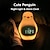 cheap Décor &amp; Night Lights-Alarm Clock Night Light Children&#039;s Colorful Penguin Environmentally Friendly Silicone Remote Control Can Change Color Cute Sleeping Light  ZD-05-1
